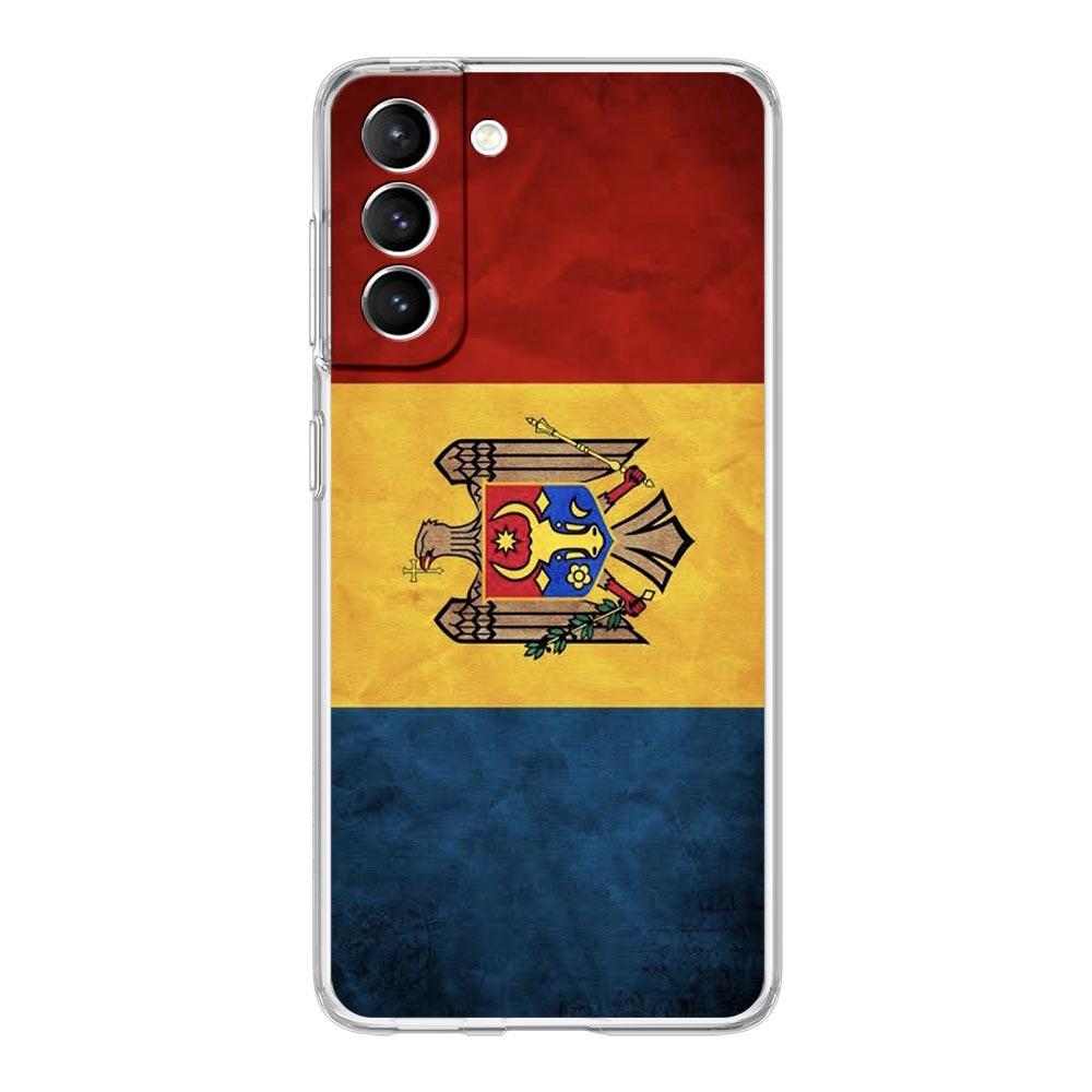 Phone Case For Samsung Galaxy S25 Edge S24 S23 FE S22 Ultra S20 S21 5G S10 Plus S10E Soft Clear Cover Romania Flag