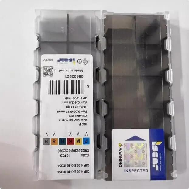 GIP4.00E-0.40 IC354 /Промышленные сменные твердосплавные пластины 10 шт