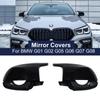 Высококачественный комплект отделки зеркала заднего вида для BMW x3 G01 x4 G02 x5 G05 2018- Крышки боковых зеркал заднего вида для крыльев автомобиля