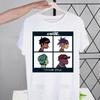 Gorillaz Современная Музыкальная Группа Мультяшная Унисекс Футболка Милый Принт Рубашка Унисекс Мода Харадзюку Кавайи Футболка Женская Одежда Y2K