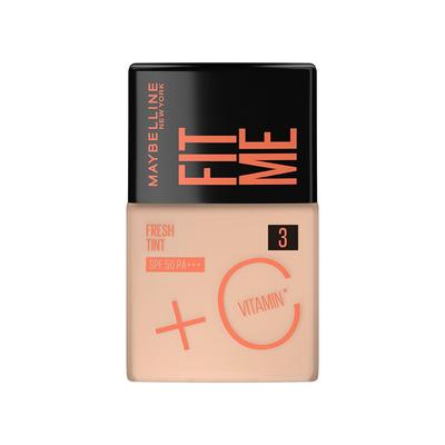 Тональный крем для лица New York с SPF 50 и витамином C, натуральное покрытие, оттеночный крем 30 мл, оттенок 03