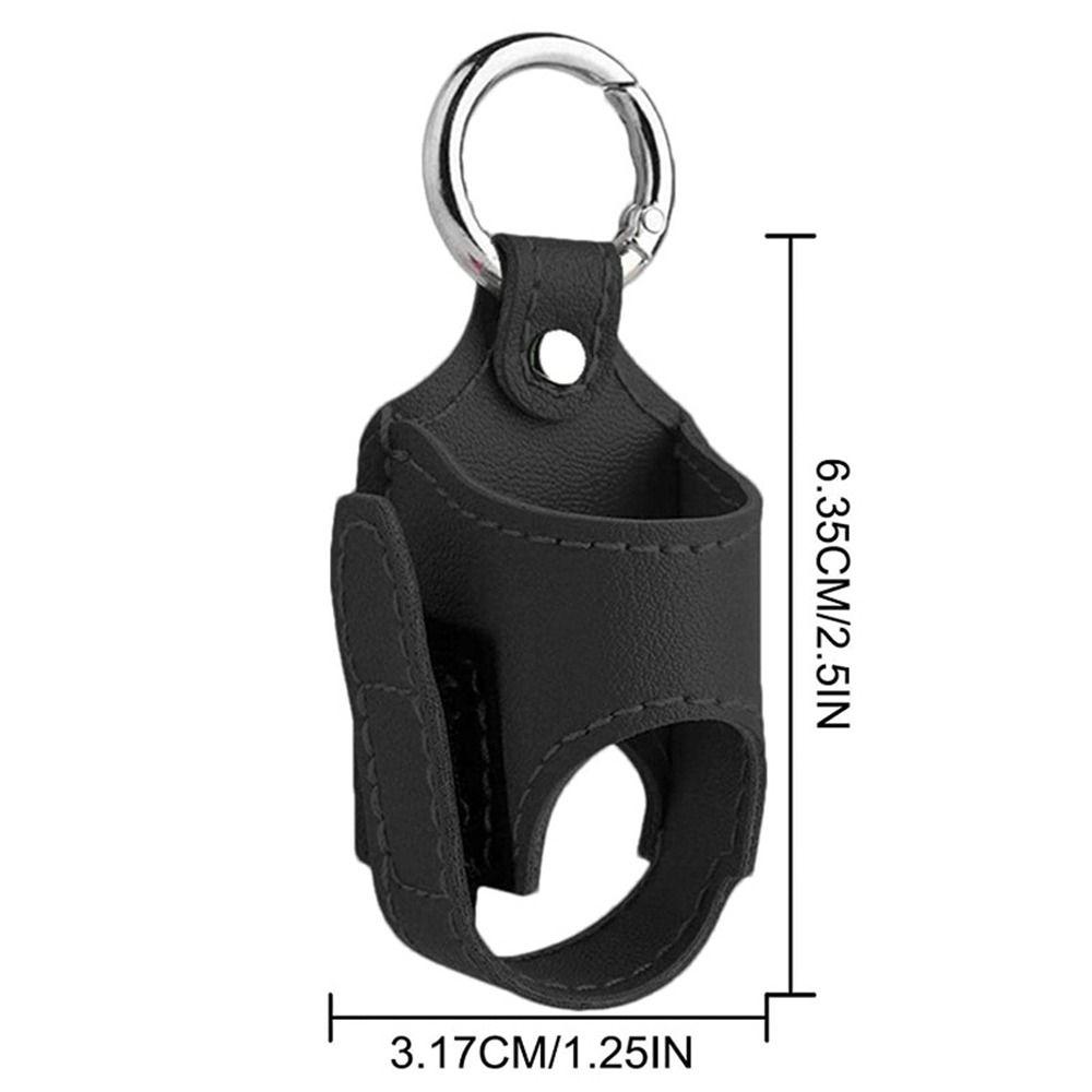 PU Leather Inhaler Case Holder 3.17*6.35cm Leather Storage Case Daily School Hiking