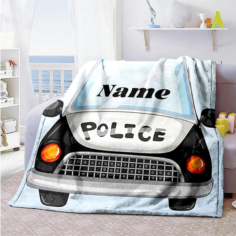 Car Personalized Text Blanket Cozy Customizable Blanket Soft Warm Cozy Throw For Couch Chair Bed Seaside Four Seasons Multipurpose