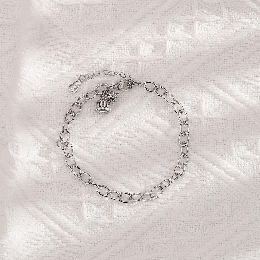 Lily Of The Valley Bracelet Is Fresh, Sweet And Light Luxury Super Immortal Mori Early Spring Girl Heart Flower Bracelet