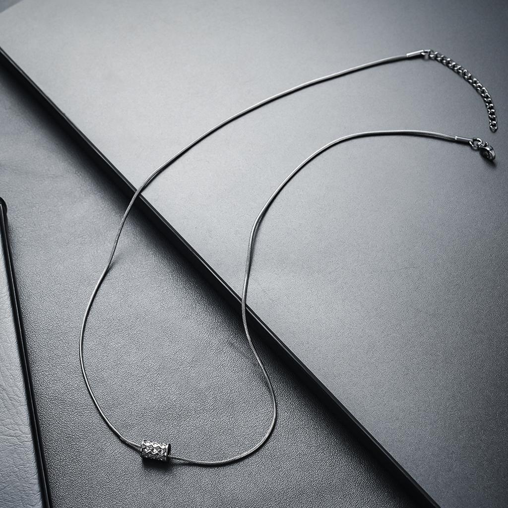 Unisex Copper Alloy Necklace Electroplated Durable Non-Fading Jewelry Sweater Chain Personalized Fashion Accessory