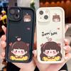 For Realme 11 11x 12x 12 Pro C21 C30 C33 C35 C65 OPPO A18 A38 A60 A96 Reno 10 11 12 Pro Lovely Girl Full Lens Protect Soft Silicone Phone Case