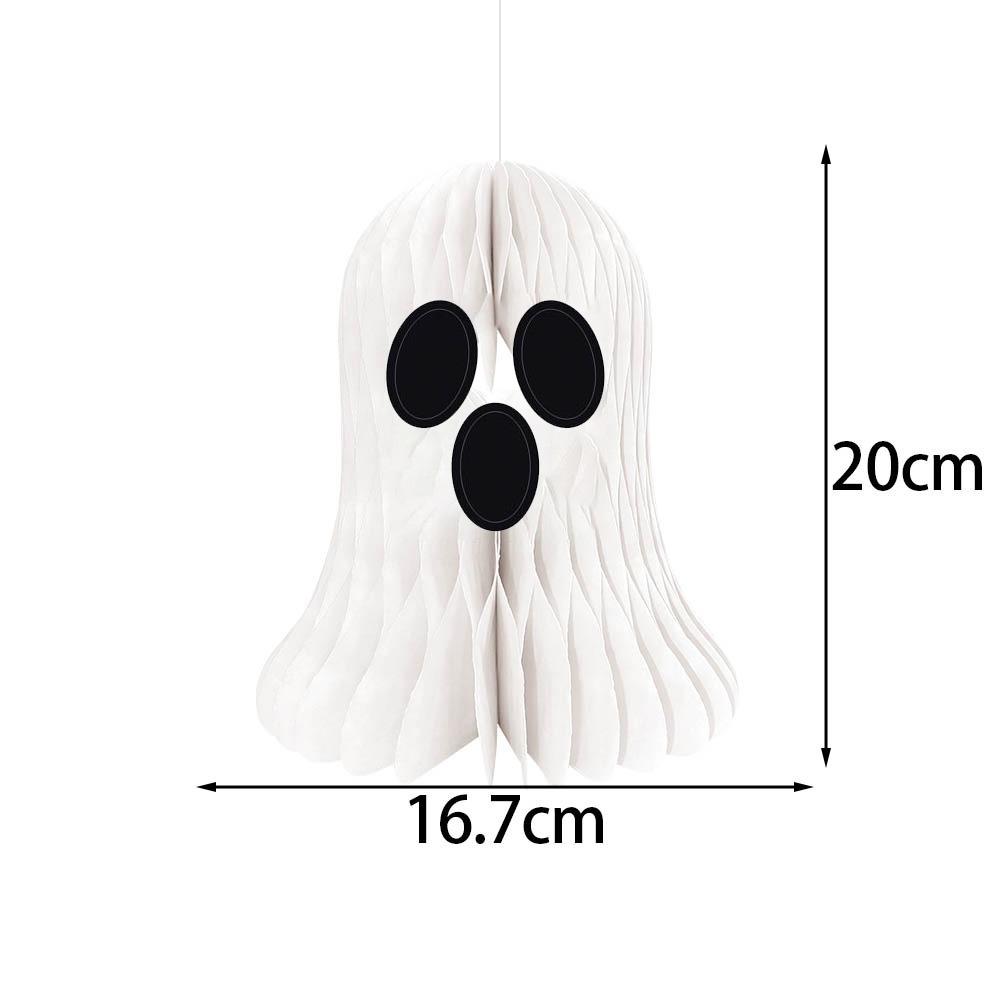 3D Honeycomb Design Paper Lantern Decorations Hanging Halloween Ornaments Home Indoor Decor