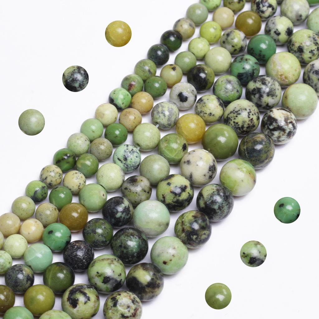 Home Party Supplies Loose Spacer Stone Beads 6 8 10mm Accessories Round DIY Australian Jades Beads Natural Jewelry Making Bracelet 20/30pcs