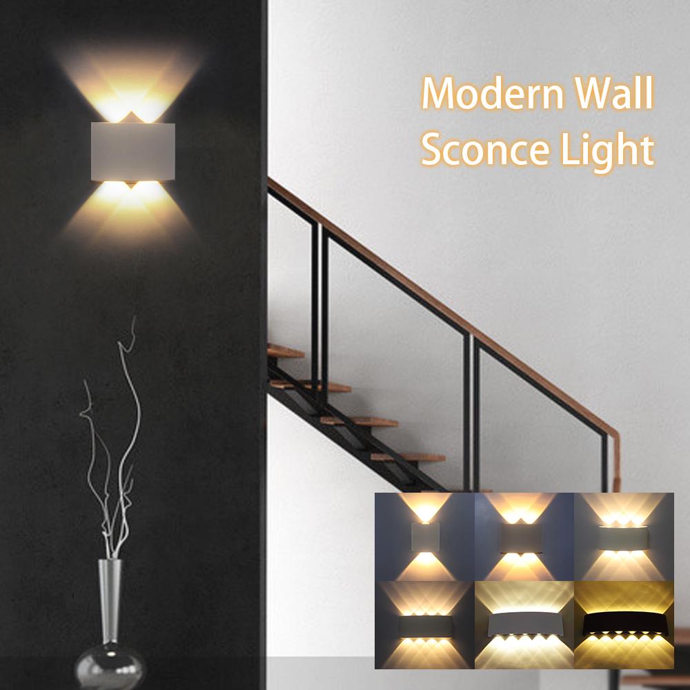 AC85-265V Modern Wall Sconce Lights LEDs Mounted Up Down Lights Indoor Lighting for Bedroom Balcony