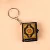 Quran Arabic Pendant Keychain Bag Car Hanging Key Ring