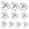 Durable Trident Srolling 3 Way Bearing Swivel Cross Line Fishhook Connector T-shape Fishing Swivels