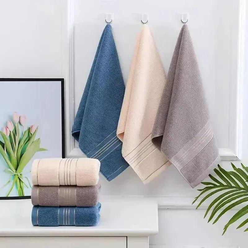 1 Towels Thickened Absorbent Towel Pure Cotton Quick Absorbent Soft Quick Dry Thickened Face Towel