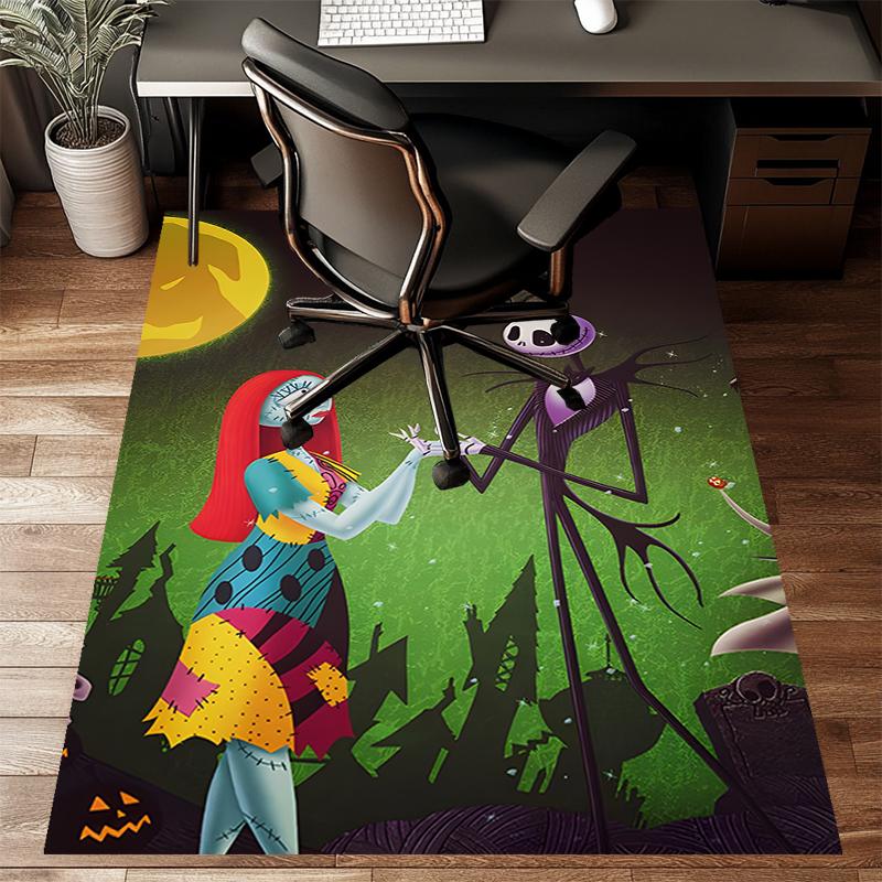 1pc Jack Christmas8 Design Printed Area Rug Carpet for Bedroom Living Room Home Decor Rugs Mat Non Slip Mat Rug for Bedside