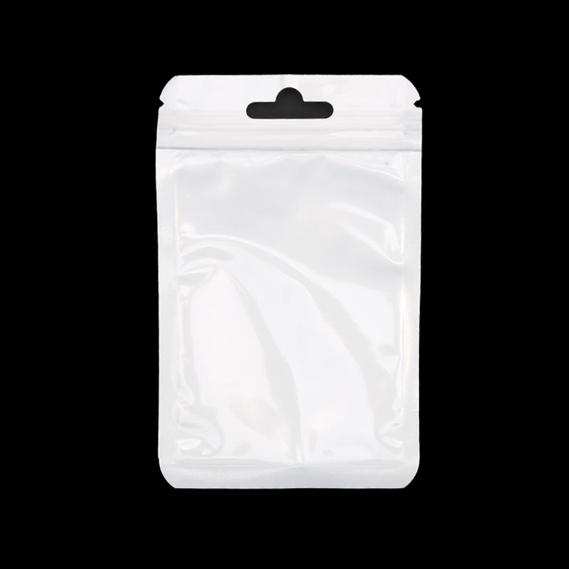 100pcs Macaroon Candy Colors Jewelry Bags For Necklace Earrings Ring Hair Clip Travel Plastic Jewelry Package Storage Bag