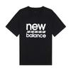 New Balance Футболка с коротким рукавом из хлопка с рисунком NB New Balance Sports, черная, mT51940 BK
