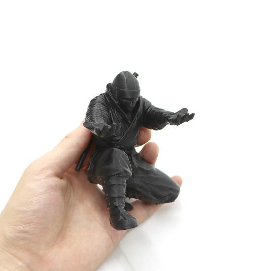 Подставка для ручек «Ниндзя» 3D-печать Самурайская подставка для карандашей Фигурка Воина Настольный органайзер для офисного стола Шуточный подарок для мужчин Коллег