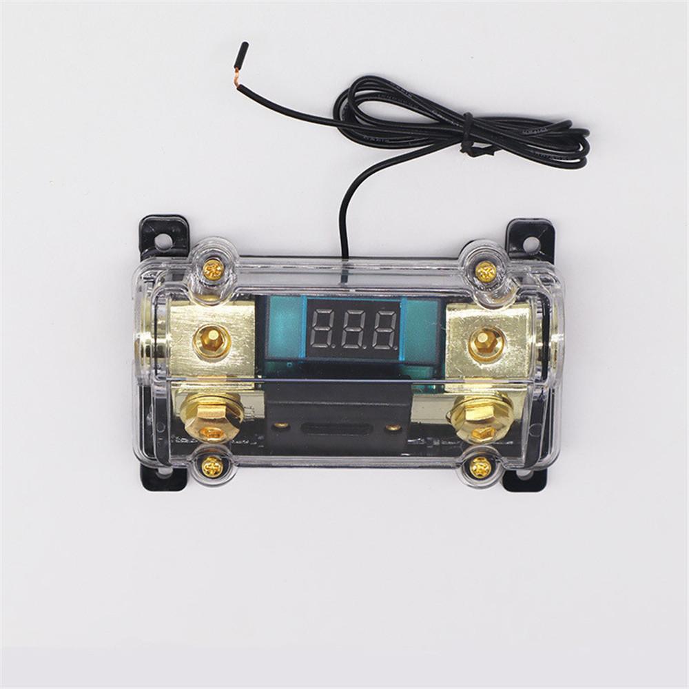 Car Audio Voltage Display Fuseholder 1/0GA IN - 2/4GA Out