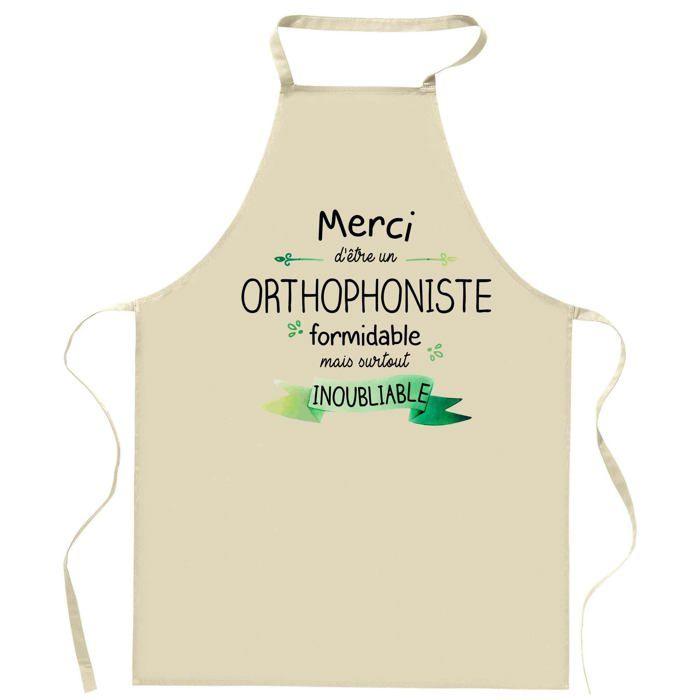 Tablier de cuisine - Planetee - Impression bretonne - Coton résistant - Fabrication France