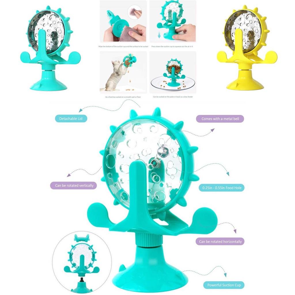 Multifunctional Pet Toy For Slow Feeding And Fun Playtimes- Original Design With Powerful Suction Cup