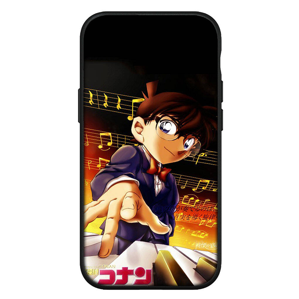 Чехол для iPhone 17 16 15 Xiaomi Poco Redmi Note 14 13 12 11 Pro Max 9 16e Samsung Galaxy S25 S24 S23 14C A56 OPPO Huawei Чехол для телефона Детектив Конан