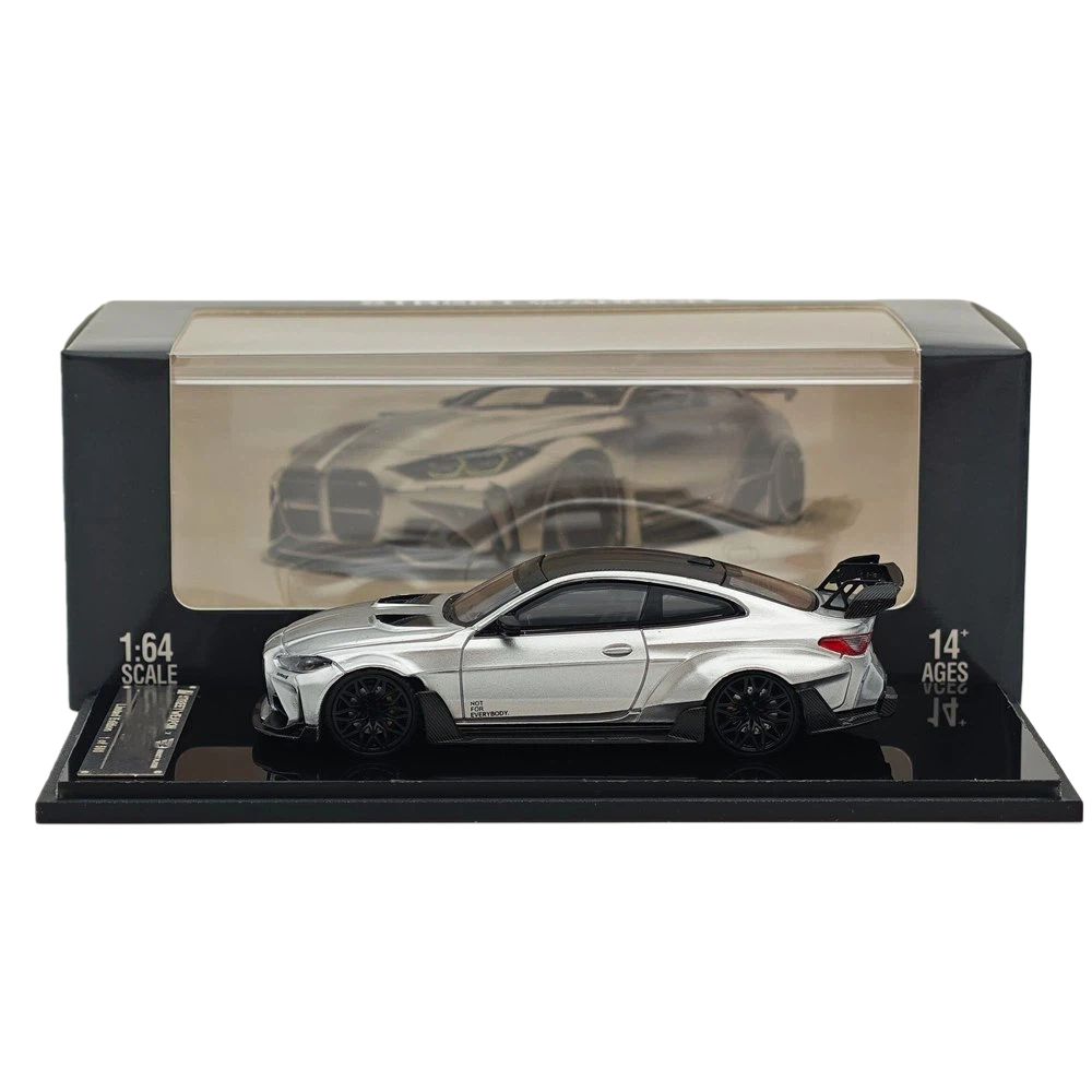SW 1/64 for M4 G82 Full Widebody Kit Sports Diecast Model Car Miniature Limited Edition Collection Toy Vehicle Models