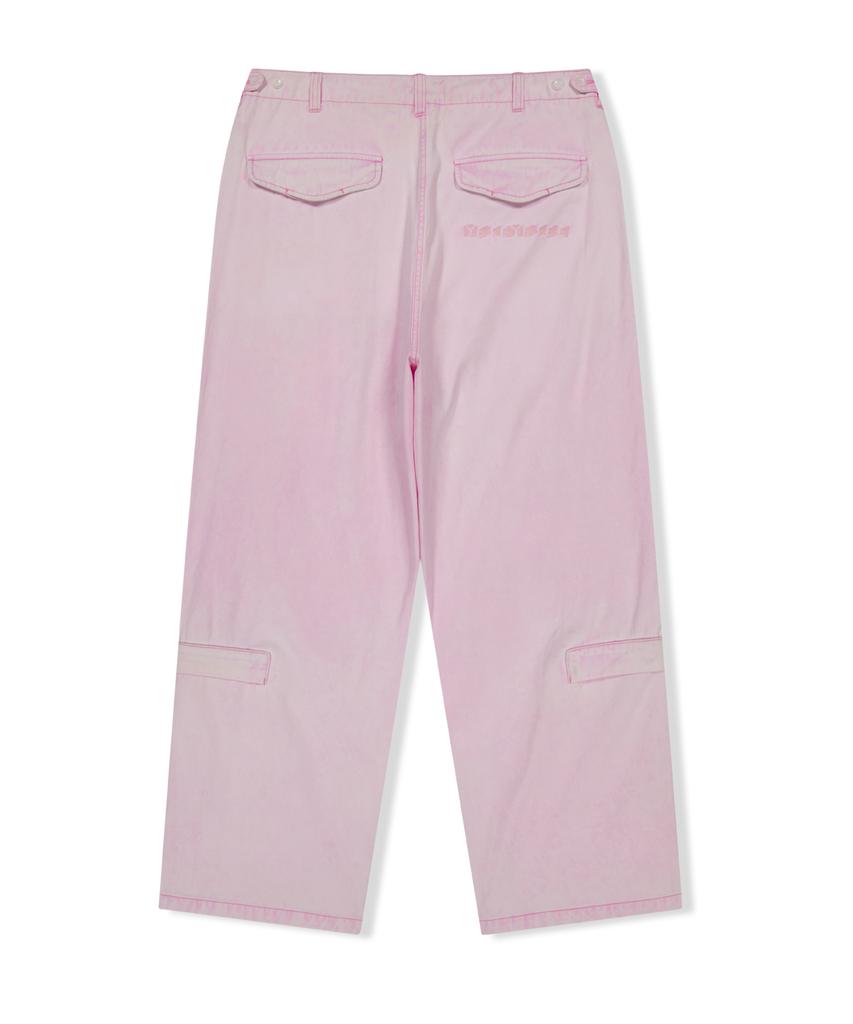 YESEYESEE Bleached Aviator Pants Baby Pink