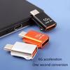 USB C Male на USB 3.0 A Female Адаптер, 10 Гбит/с Передача Файлов, Адаптер с Функцией OTG для Камер и Геймпадов