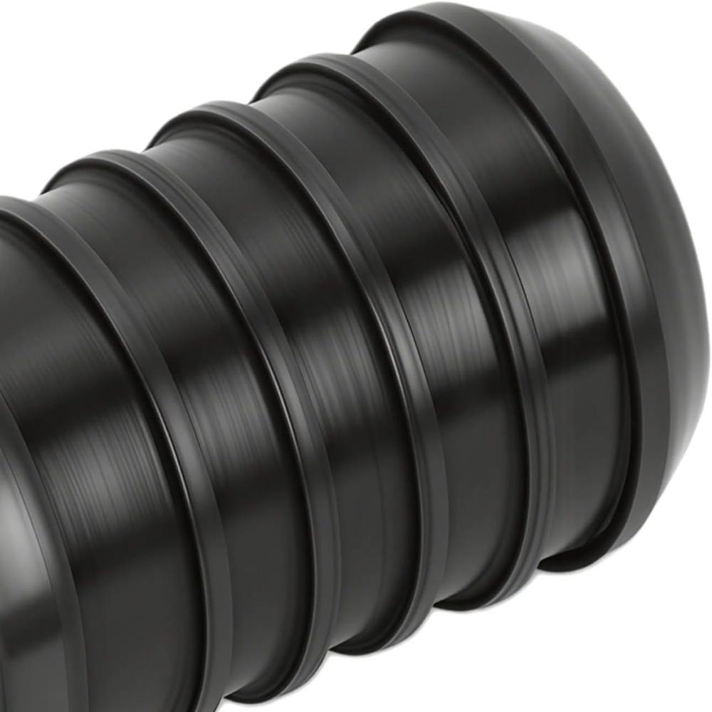 Black Corrugated Rubber Plug Boat Drain Plug 3/4Inch Twist Turn Drain Plug Marine Repair