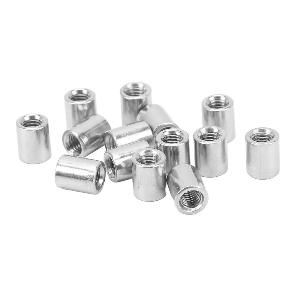Набор круглых соединительных гаек 50 шт. M5 X 0.8 8 L10мм внутренняя резьба, нержавеющий комплект соединительных гаек для