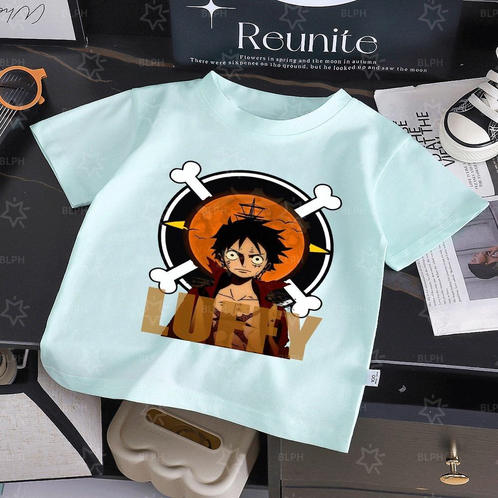 Printed Kids TShirt Cool Anime Character Design for Boys and Girls Comfortable Cotton Tee for Daily Wear and