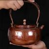 Чайник из чистой меди ручной работы Традиционный китайский чайник для заваривания чая Кипятильник для воды Чайники ручной работы