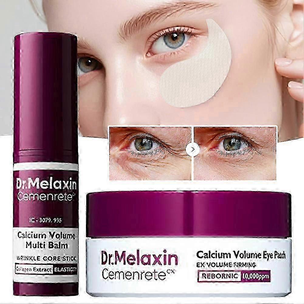 Calcium Volume Multi Balm with Eyes Patch Anti Aging Skin Care Kit Deep Hydration for All Skin Types Daily Use New Arrival S03
