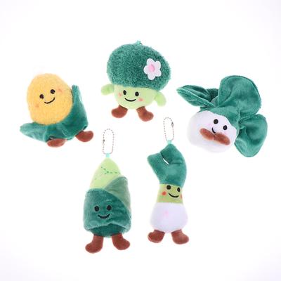 Плюшевая кукла из серии «Овощи» Брокколи, Зеленый лук, Бамбуковые побеги, Капуста, Кукуруза Брелок-подвеска Подарки