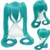 28 Colors Miku Cosplay Wig Long Heat Resistant Synthetic Hair Clip Ponytails Wigs + Wig Cap