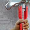 8 In 1 Bathroom Wrench Set Faucet And Sink Installation Multifunctional Angle Valve Water Heater Plumbing Universal Repair Tool