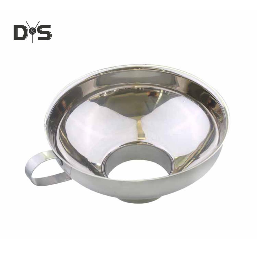 Украшения для дома из нержавеющей стали с широким горлышком, банка, бутылка, воронка, чашка, масло, вино, фасоль, бункер, инструмент