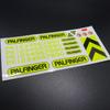 PALINGER Metal Sticker for 1/14 Tamiya RC Truck SCANIA R730 R470 R620 56323