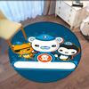 Octonauts Printed Round Rug Carpet Chair Rug Area Rug Entryway Doormats,for Office Chair Living Room Bedroom Kitchen Room.