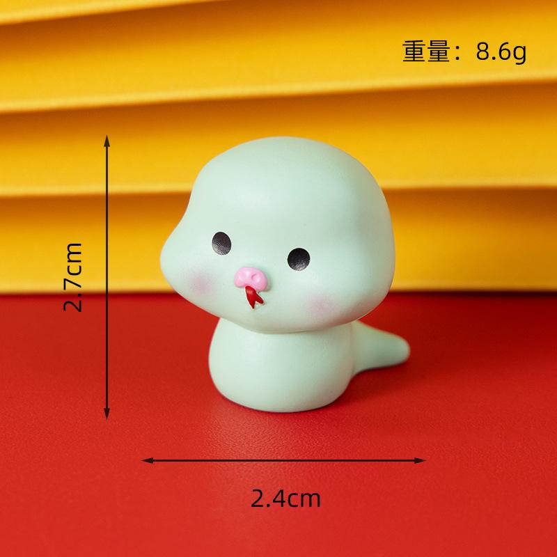 Микро-ландшафт светящиеся маленькие 3D милые двенадцать животных зодиака, декоративные аксессуары, мини-украшения для автомобиля игрушки