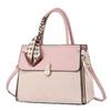 Casual Fashion Pu Bag For Women With Contrast Stitching And Spacious Storage