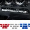 9pcs Car Center Console Air Conditioning Button Sticker For Mercedes Benz A B Class GLA GLB CLA W177 W247 H247 X247