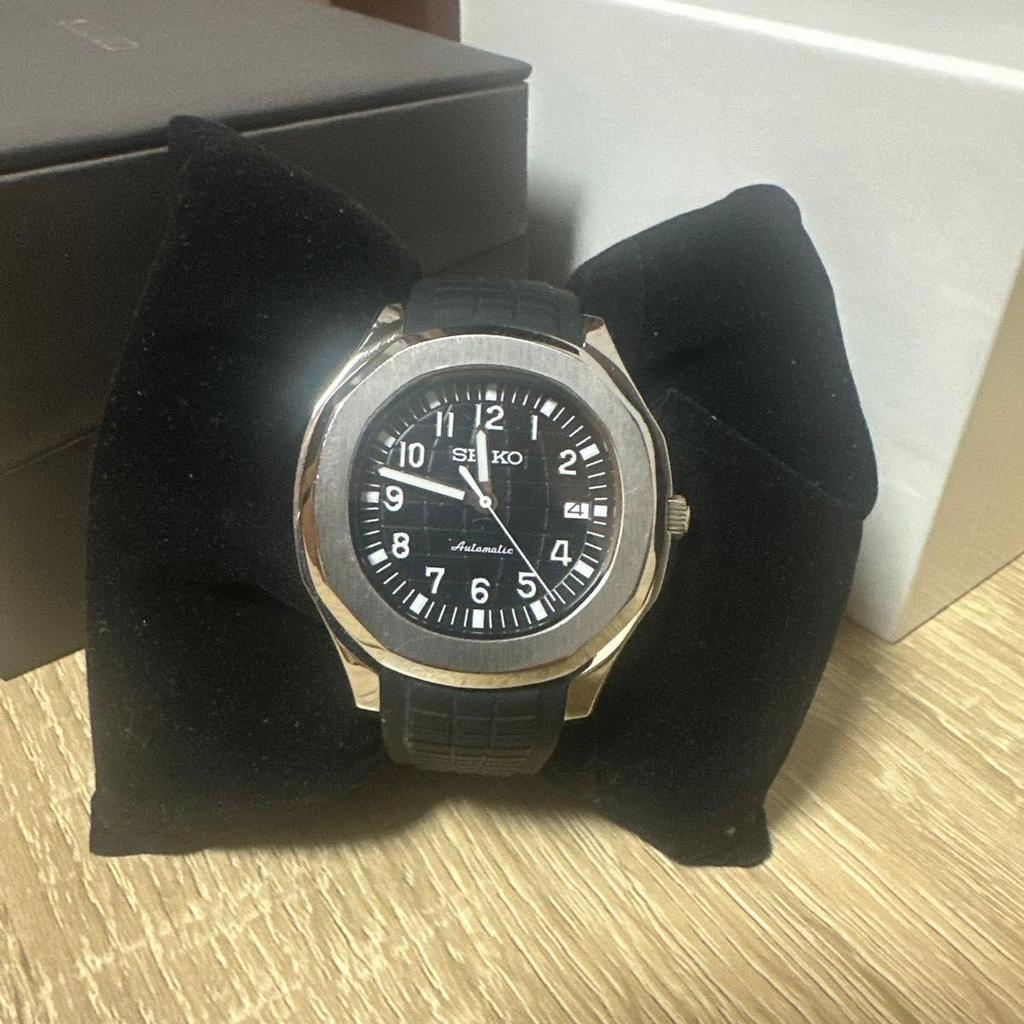 Used SEIKO Automatic Men's Watch Black Dial
