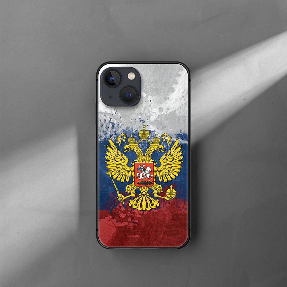 Чехол для телефона с флагом России для iPhone Samsung Galaxy Redmi Xiaomi Oppo OnePlus Note SA 7 8 9 10 11 12 13 14 20 21 22 23 53 54 Pro Max Plus Ultra TPU Soft