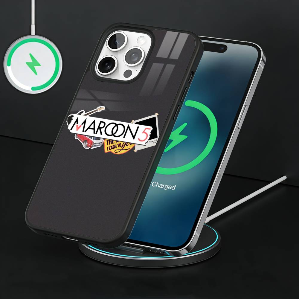 M-Maroon 5 Band A-Adam Levine Phone Case For iPhone17,16,15,14,13 Plus,Pro Max Magnetic For Magsafe Wireless Charging