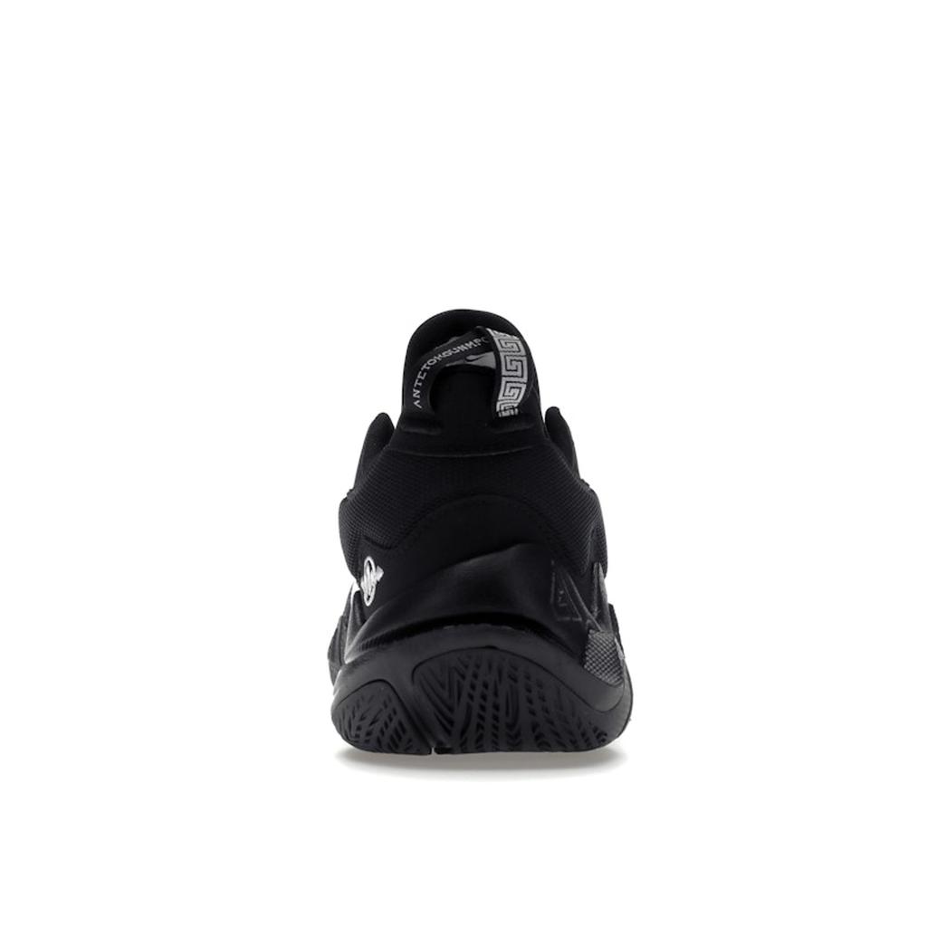 Nike Giannis Immortality 2 Черные мужские кроссовки с голографической галочкой Волко-серый белый DM0825-002