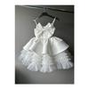 Frilly Dress With Bow On The Chest