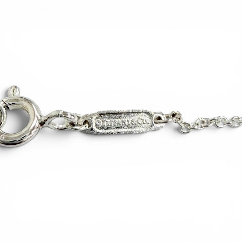 Excellent TIFFANY&Co. Necklace Mini Double Heart Tag Pendant Silver AG925 Women Used