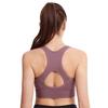 Bra Front Zipper Closure Solid Color Vest Type Hollow Out Back Adjustable Shockproof