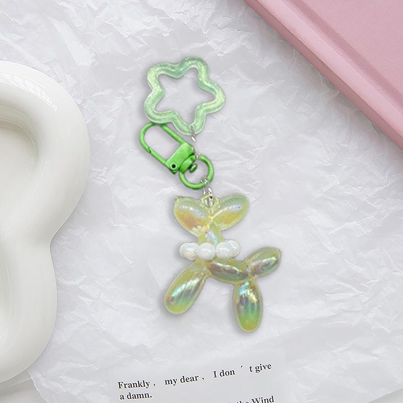 Конфетный цветной светящийся воздушный шар собака звезда жемчужный брелок милый кулон из акрила в виде животного