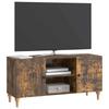 TV Cabinet Smoked Oak 102 x 34.5 x 50 cm Particleboard
